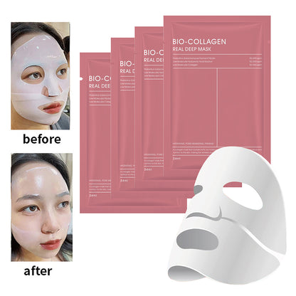 Premium Overnight Bio-Collagen Recovery Mask Set (4pcs)